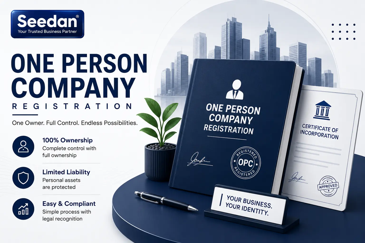 One Person Company — illustration