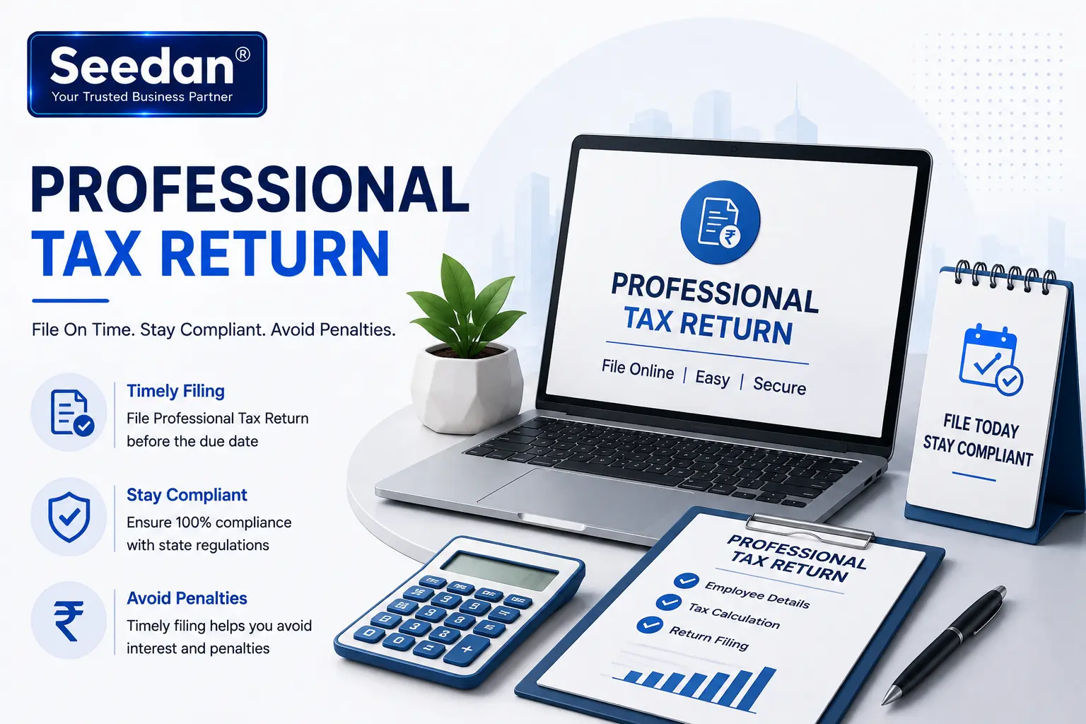 Professional Tax Return — illustration