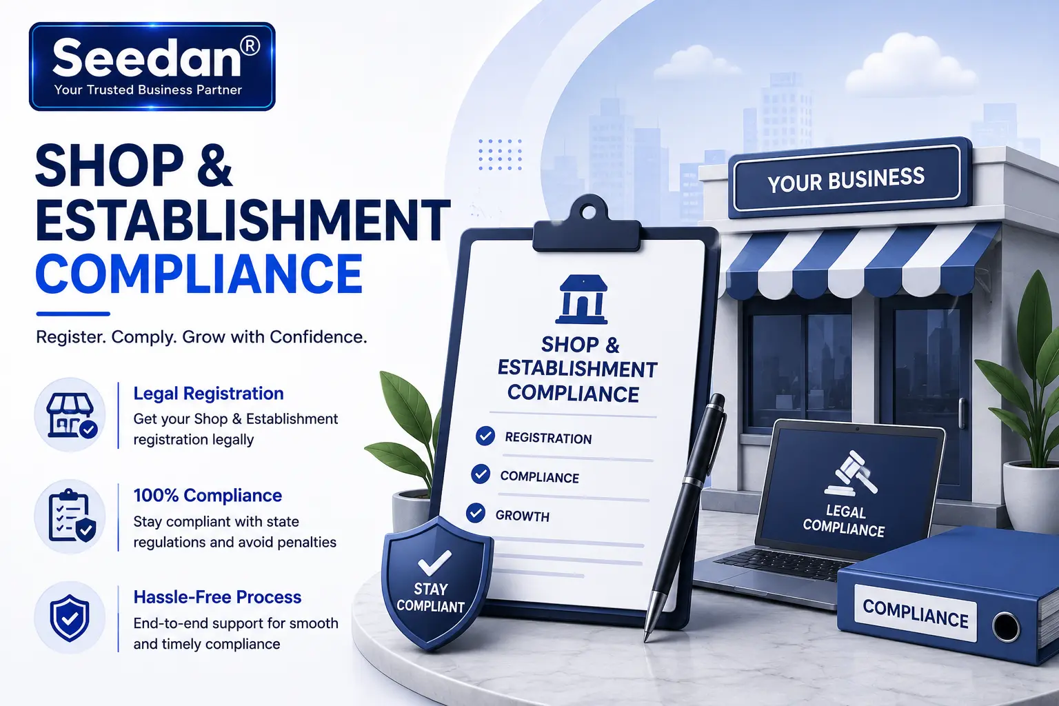 Shop & Establishment Compliance — illustration